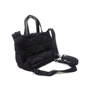 Prada Black Padded ReNylon Bag quilted Tote